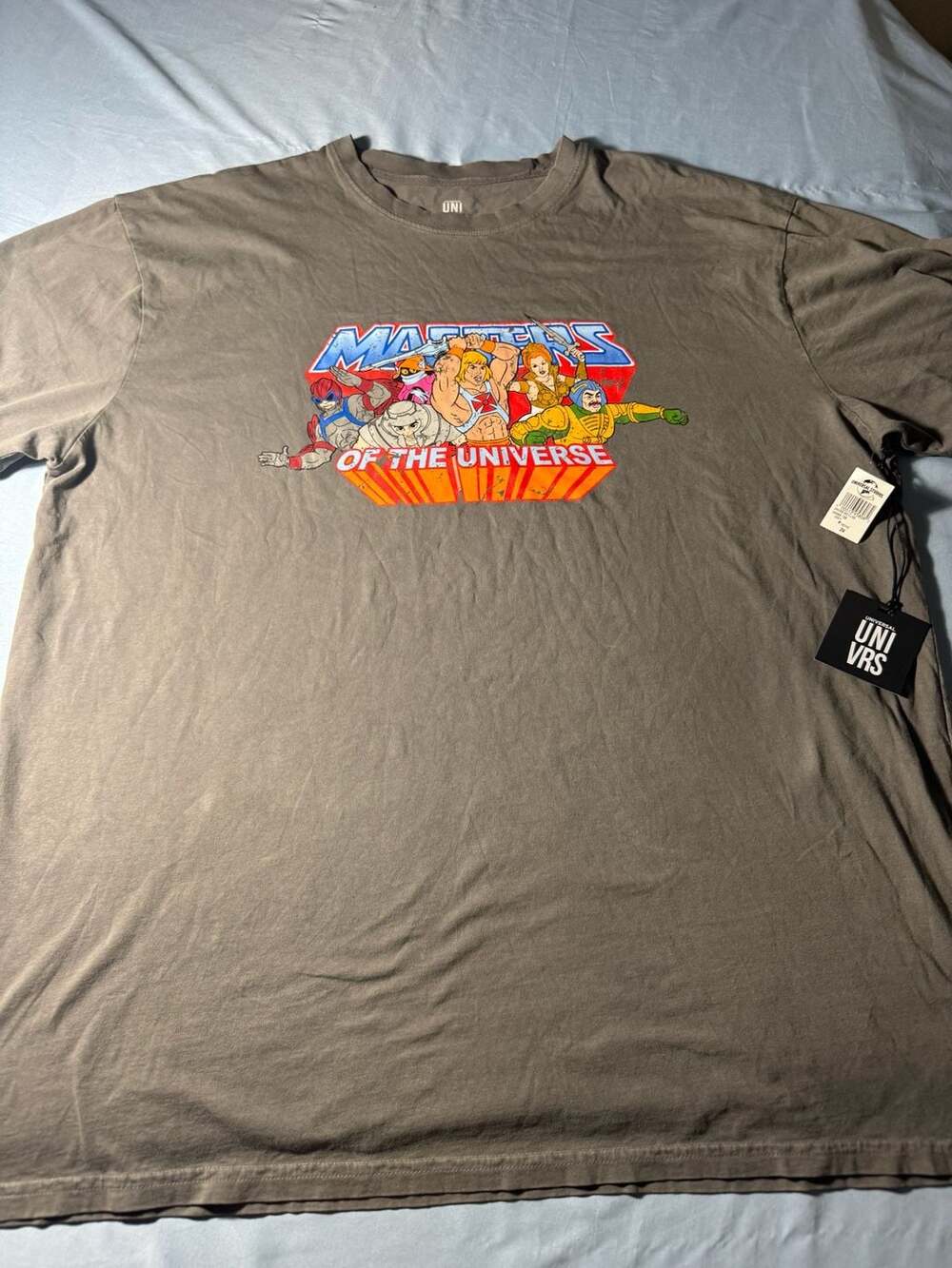 Universal Studios Masters Of The Universe 2X Grey Tee